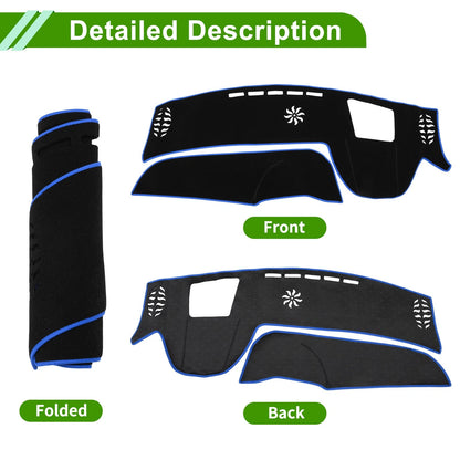 Dashboard Cover for Lexus RX ALA10/ALH10 (2022–2023) Black Blue 1Pc