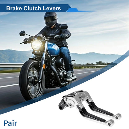 Adjustable Brake Clutch Lever for Honda X11 (1999–2002) Silver Black