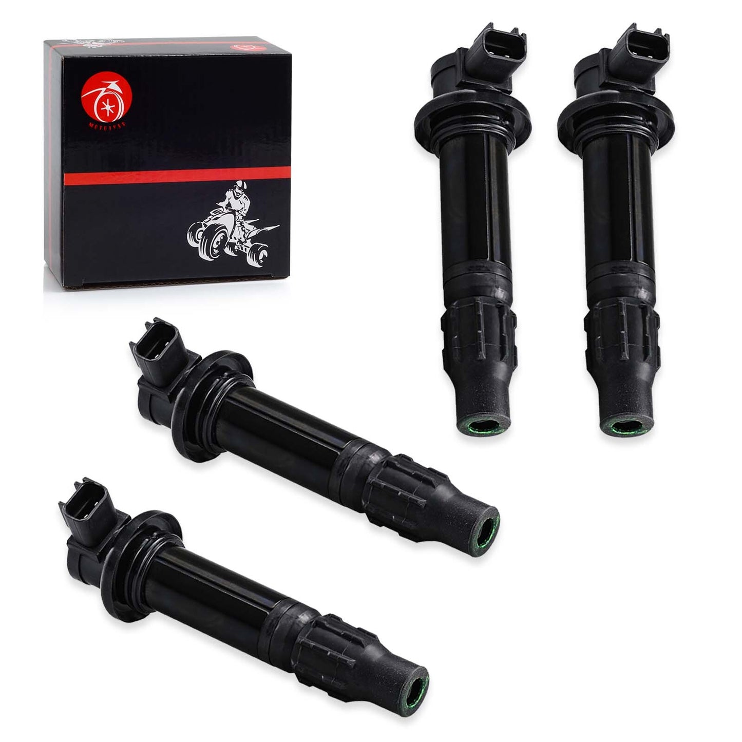 Set of 4 Ignition Coils for Yamaha YZF-R1 (2007–2008)