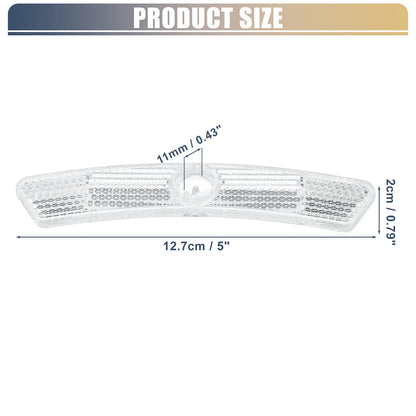 1 Pair Bike Reflectors for Bicycle (5"x0.79"x0.47")