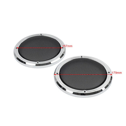 Rear Speaker Grill Mesh Cover for Harley Electra Glide FLHTCU FLHTK (2014-2023)