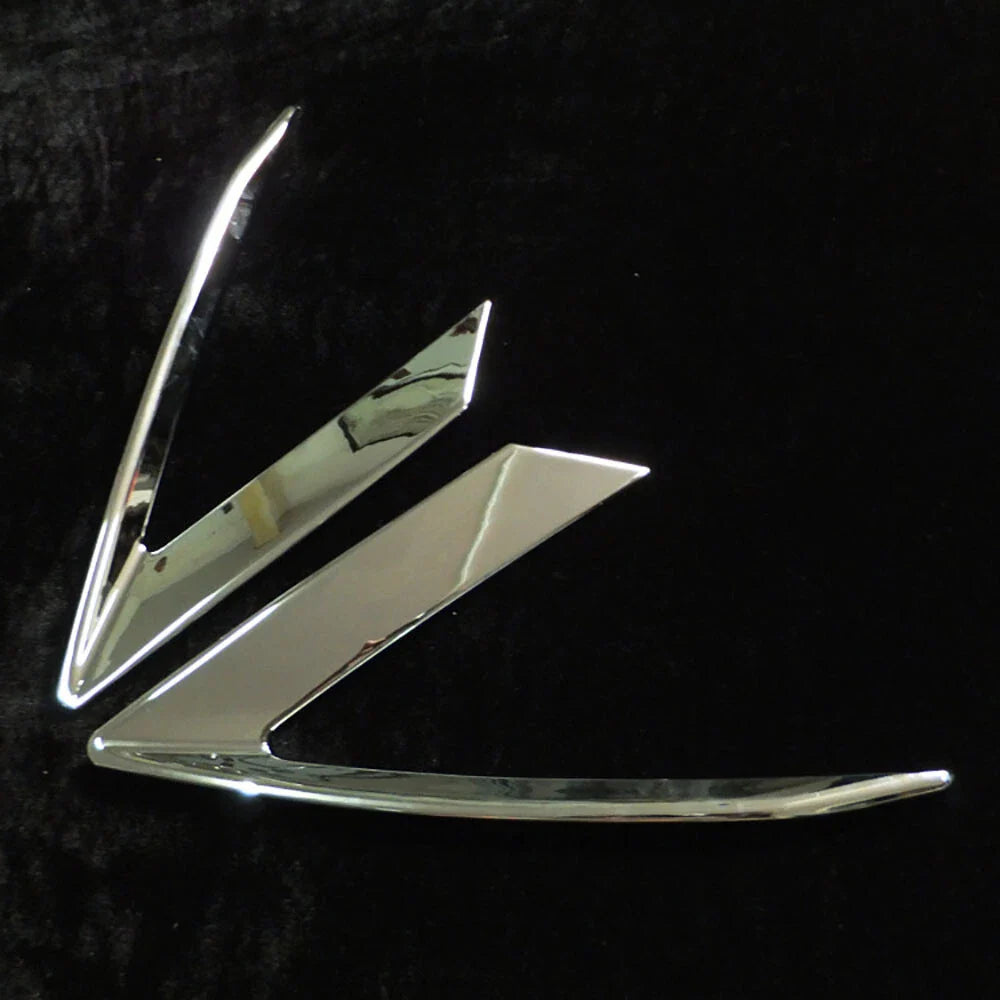 Chrome Plated ABS Front Headlight Eyebrow Covers for Cadillac XT5 (2016-2023)