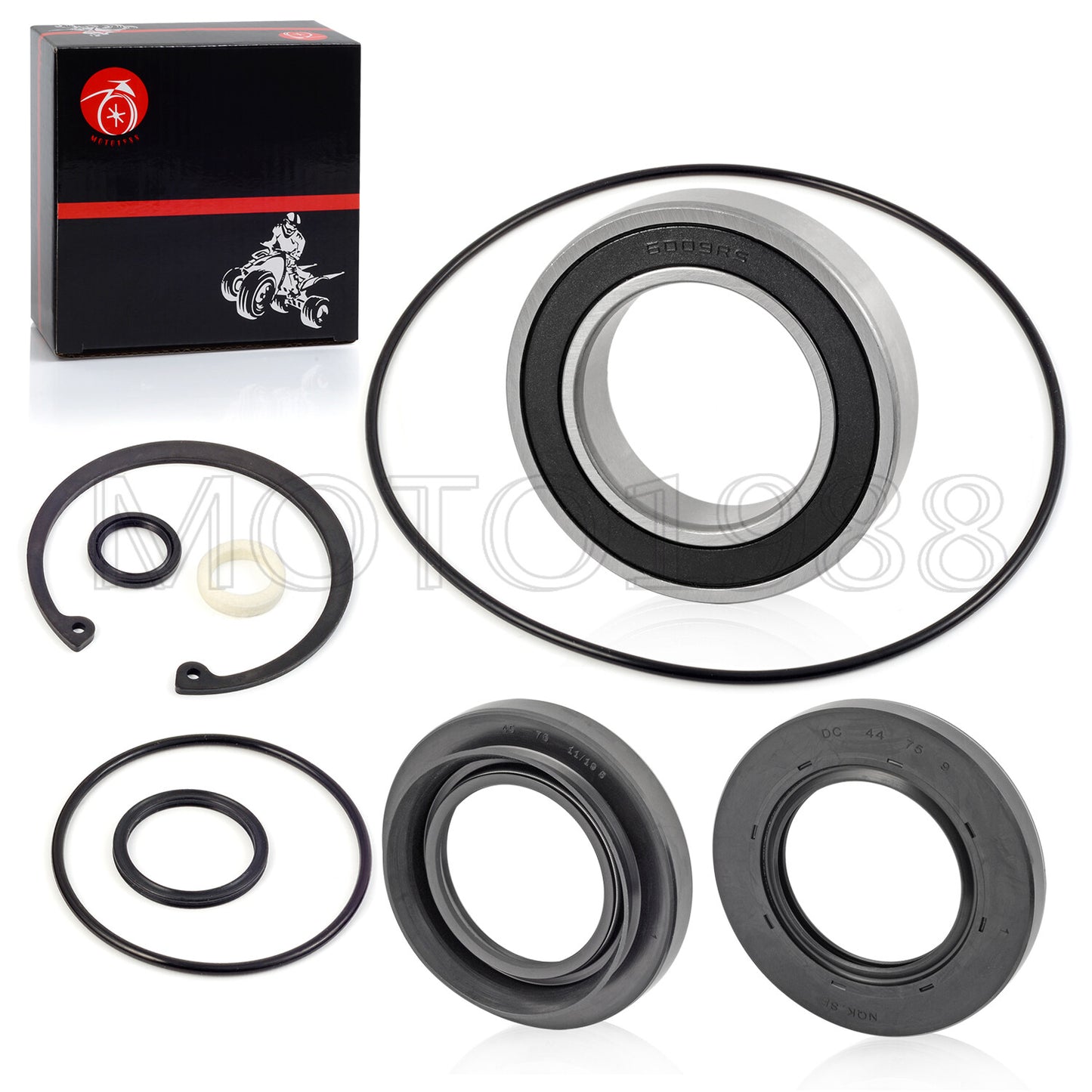 Rear Brake Drum Seal Bearing Kit for Honda Rancher 420 TRX420 (2007–2013)