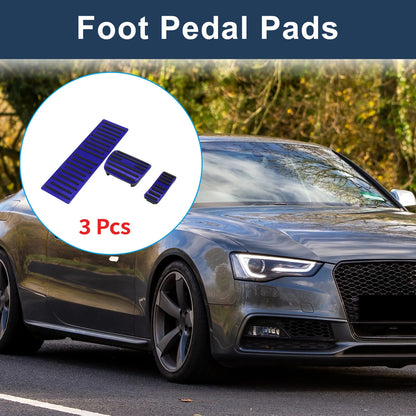 3Pcs Accelerator Pedal Covers for Audi A4 A5 A6 Q5 (2014–2020)