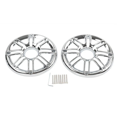 Chrome Rear Speaker Trim Grill Cover for Harley Electra Tri Glide (2009-2023)