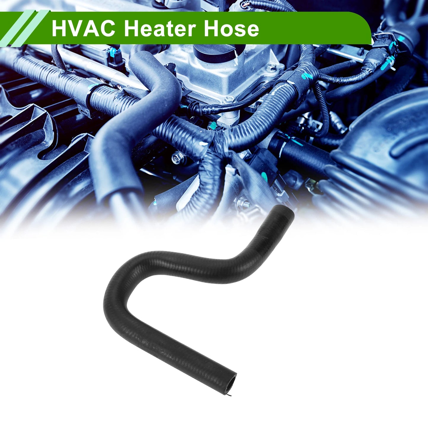 HVAC Heater Hose for Toyota Tacoma 3.4L (1995–2004) No. 8724535720 Rubber Black