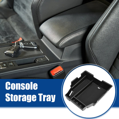 Front Center Console Organizer Tray for Chevy Traverse (2018–2023) - ABS Rubber Black