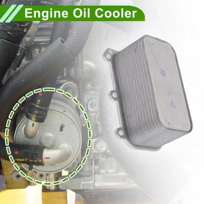 Engine Oil Cooler for Mercedes-Benz GLC300 (2016–2023) No. 1331880001