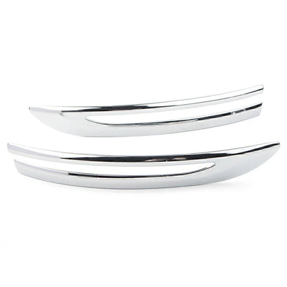 ABS Chrome Rear View Mirror Stripe Covers for Nissan Kicks (2017-2019)