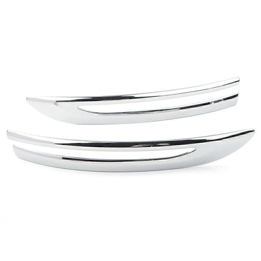 ABS Chrome Rear View Mirror Stripe Covers for Nissan Kicks (2017-2019)