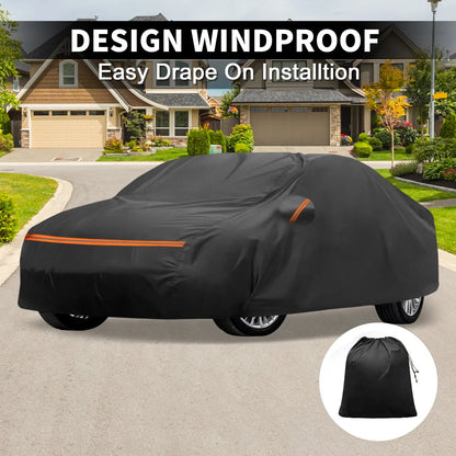Waterproof PEVA Car Cover for Mercedes-Benz E-Klasse 2016-2023 with Zipper