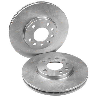 2 Front Disc Brake Rotors for Holden Zafira (2001–2006)