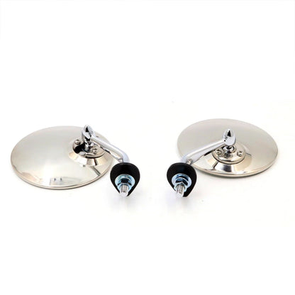 Set of 2 Chrome Door Mirrors for Riley RM RMA RMB RMC RMD RME RMF (45-54)