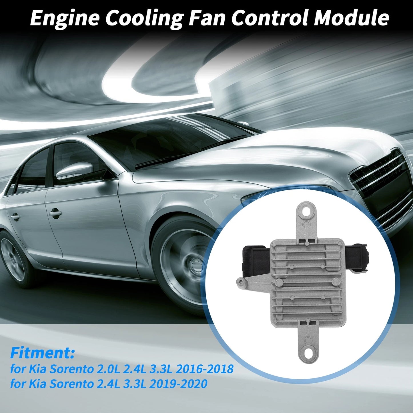 Engine Cooling Fan Control Module No. 25385C6500 for Kia Sorento (2016–2018)