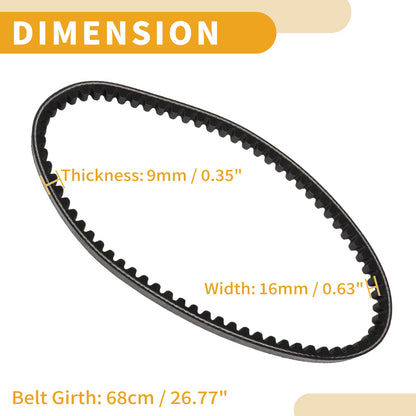 Drive Belt V-Belt No. 2760137B00000 for Suzuki Symply 50 (2000–2023)