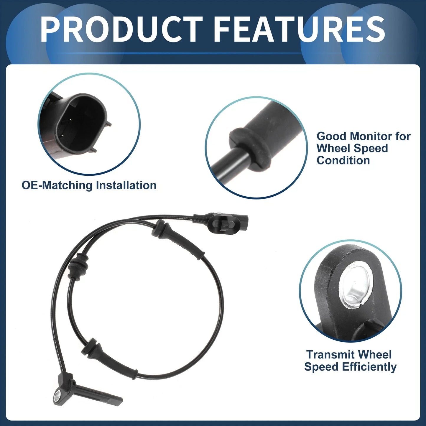 ABS Wheel Speed Sensor for Dodge Dart (2013-2016)