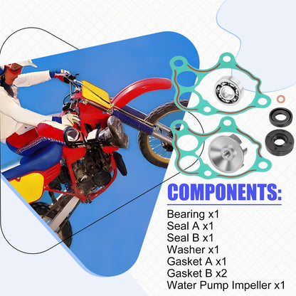 Water Pump Impeller Gasket Kit for Honda CR500R (1986–2001)