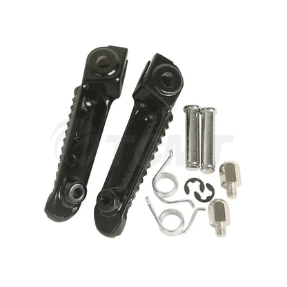 Black Front Footrest Pegs for Yamaha YZF R6 R6S (1999-2020)