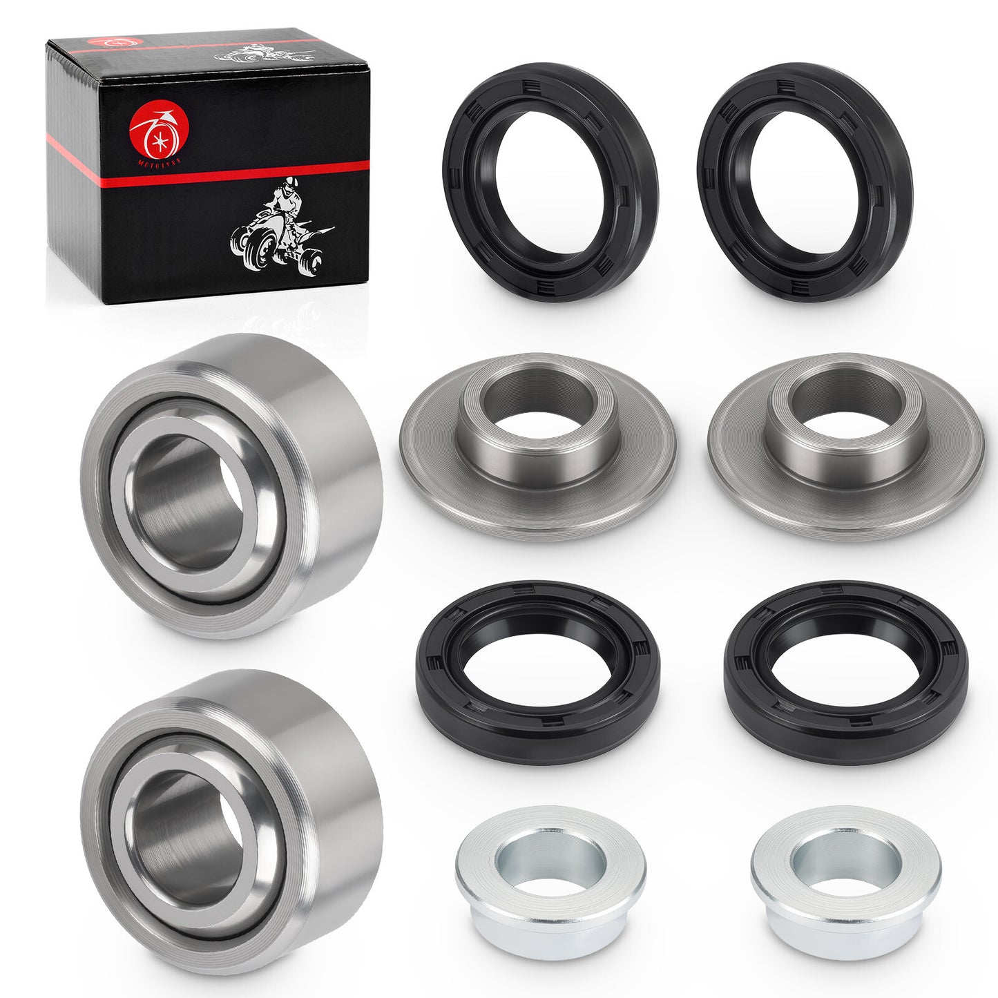 Rear Shock Bushing Bearing Rebuild Kit for Yamaha Banshee 350 (1987–2006)