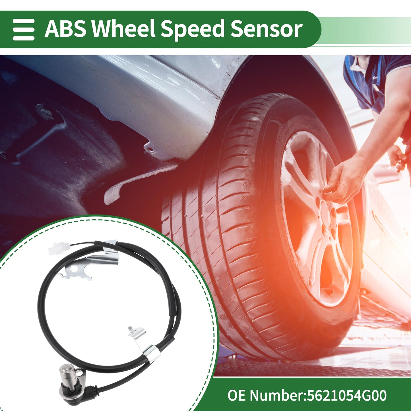 ABS Wheel Speed Sensor No. 5621054G00 for Suzuki Aerio (2002–2007)