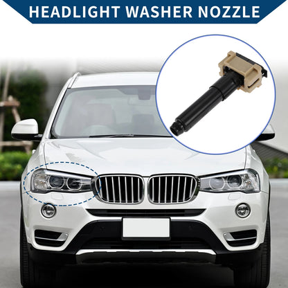 Front Passenger Headlight Washer Nozzle for Toyota Land Cruiser (2008–2021) No.852070G040