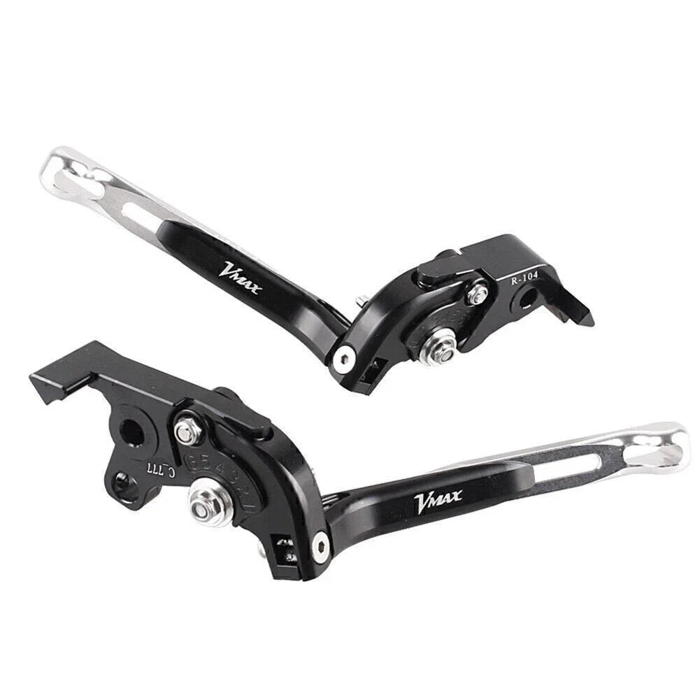 Foldable Brake Clutch Levers for Yamaha V-MAX 1700 (2009-2015) Black