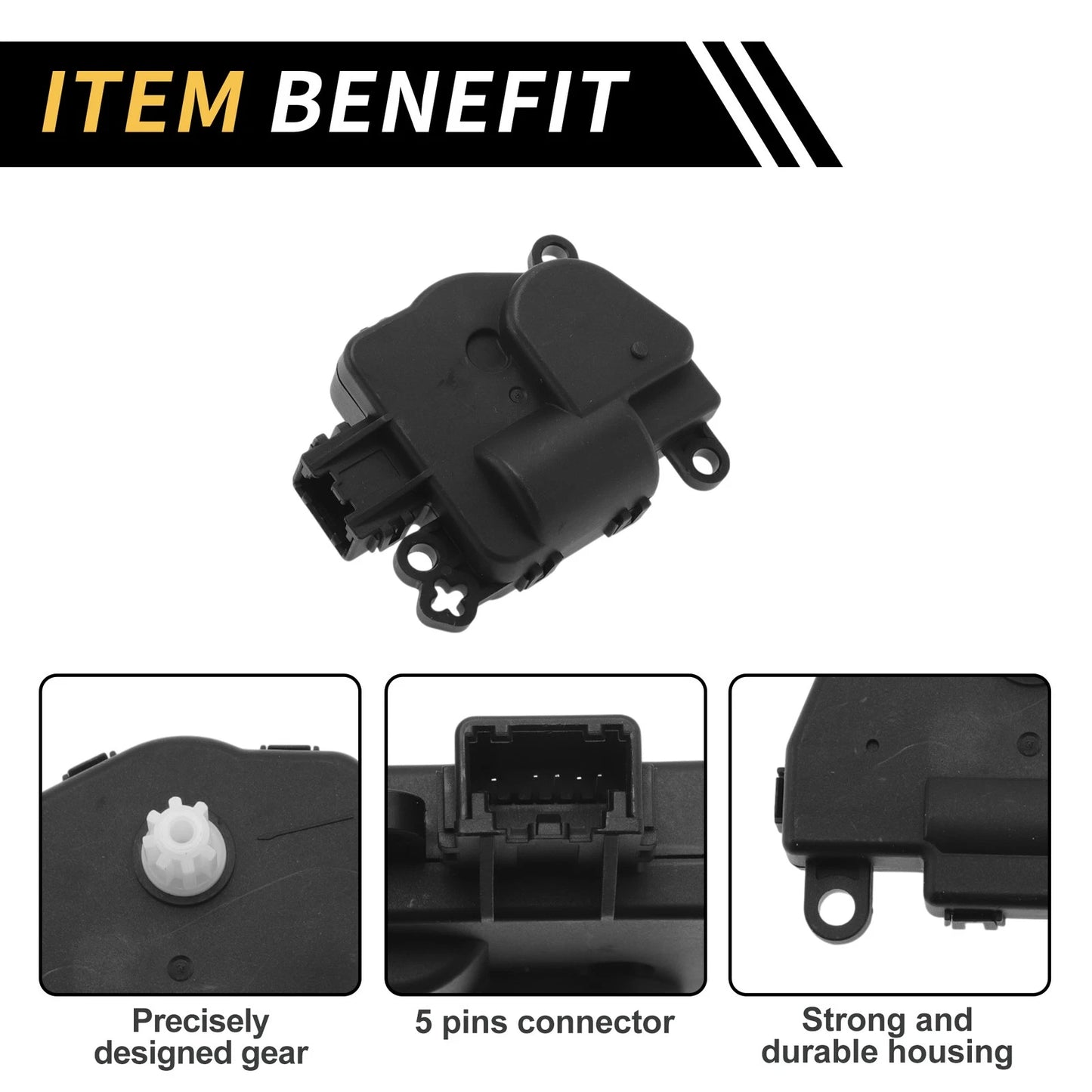 HVAC Heater Blend Door Actuator for Ford F-250 Super Duty (2010) No. 9C3Z19E616B