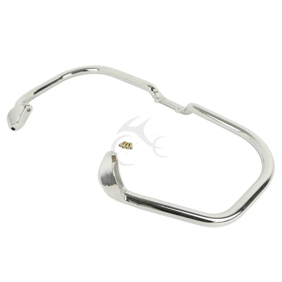 Chrome/Black Engine Guard Crash Bar for Indian Chieftain Roadmaster (2014-2025)