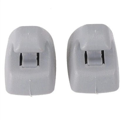 Gray Sun Visor Hook Clips for Buick Verano, Chevrolet Cruze, Sonic (2012-2017)