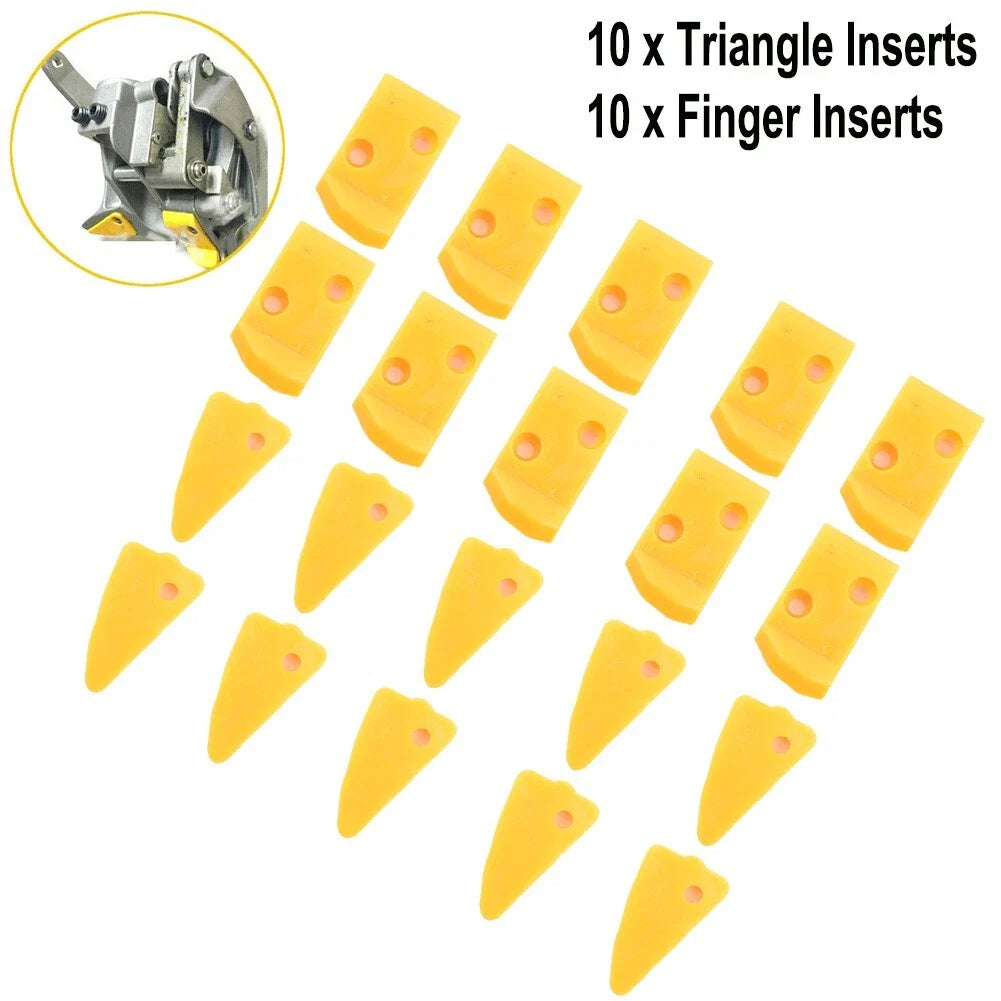 20 x Finger+Triangle Leverless Inserts Protector for Corghi Hunter Tire Changer
