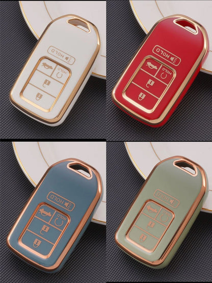 Car Remote Key Fob Case Cover Holder for Honda Civic CR-V Accord Pilot Insight