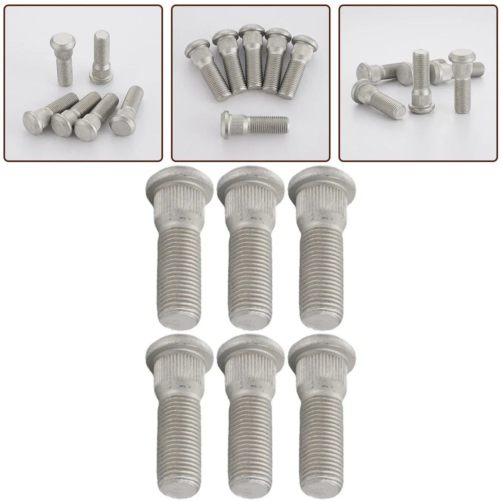 Set of 6 Direct Replacement Wheel Bolt Studs for Toyota FJ Cruiser/Tundra