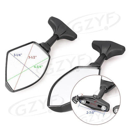 LED Rearview Side Mirrors for Kawasaki EX400 Ninja 400R (2014–2017)