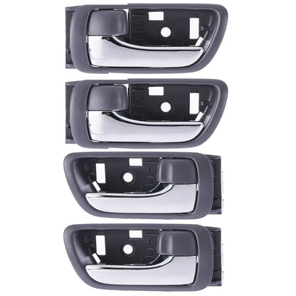 Set of 4 Chrome Inner Door Handles for Toyota Camry (2002–2006)