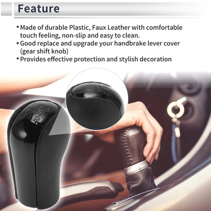 5 Speed Manual Gear Shift Knob for Toyota RAV4 (1992–2009) Plastic Leather