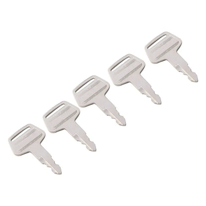 5 x KV02 Heavy Equipment Ignition Keys for Kato Excavator Models (HD)