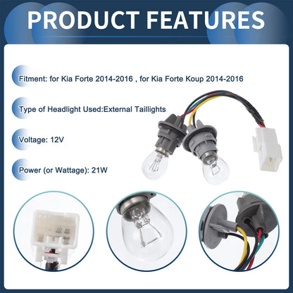 Headlight Wiring Harness Assembly for Kia Forte (2013–2016)