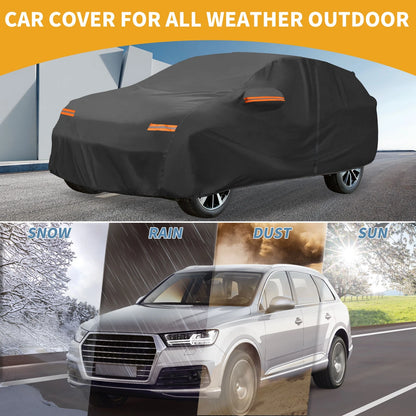 Waterproof Car Cover for Kia Sorento (190T-PU, Black)