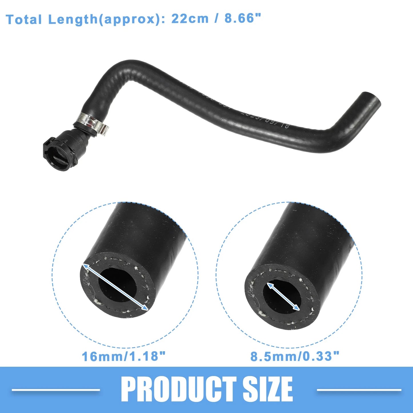 Radiator Coolant Hose No. 17127596831 for BMW 320i (2013–2016)