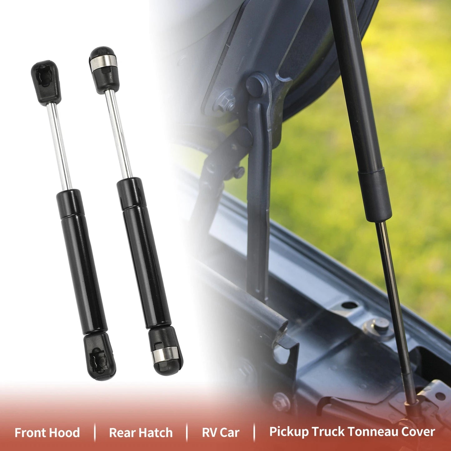 Set of 2 Lift Supports Struts Shocks Gas Spring for RV Car (7.5 inch, 30Lbs)