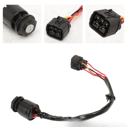 Ignition Switch Lock Cylinder Assembly with Wiring Harness for Honda