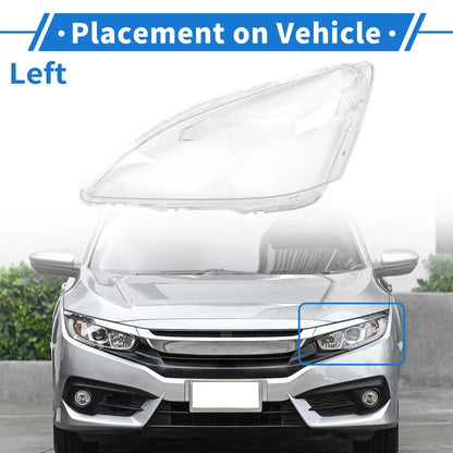 Car Front Left Headlight Lens Cover for Honda Accord (2003-2007)