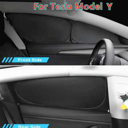 Side Window Privacy Blind Shading Sun Shade Cover Protector for Tesla Model Y