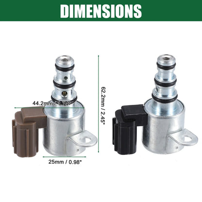 Transmission Shift Control Solenoid for Honda (28400-P6H-013) 2 x Black