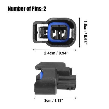 Set of 2 Fuel Injector Connector Adapters for Ford (No.1U2Z14S411BPA)