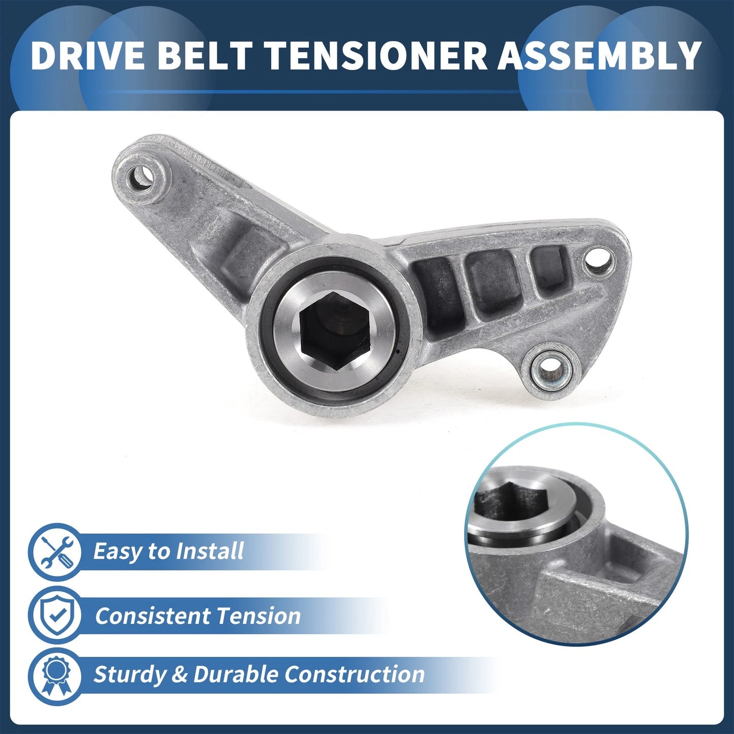 Belt Tensioner for Mercedes-Benz C-Class (1993–2001) No. 6062000073 Metal