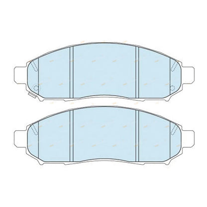 Set of 4 Heavy Duty Front Disc Brake Pads for Nissan Pathfinder (2005–2013)