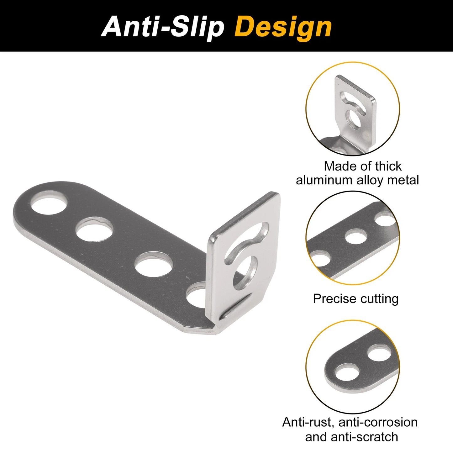 Set of 1 Light Bar Mounting Bracket for Motorcycle (Universal Fit)
