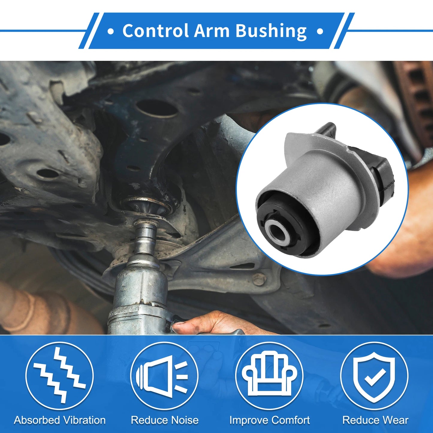 Lower Axle Beam Control Arm Bushings No. 4872544010 for Toyota Sienna (2004–2020)