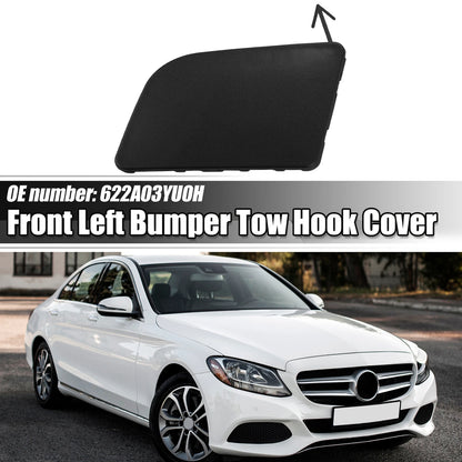 Front Bumper Tow Hook Cover for Nissan Sentra (2013–2019) - Black